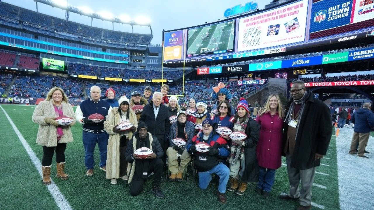 The Kraft Family and Gillette Award $185,000 to Nonprofits During Pregame Ceremony on Sunday, Jan. 4