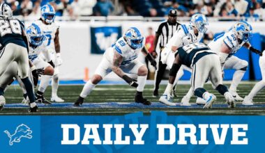 Detroit Lions' OL Tate Ratledge talks about hitting, learning to fight rookie wall, plus his biggest offseason priority