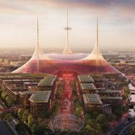 Rendering of Manchester United Stadium