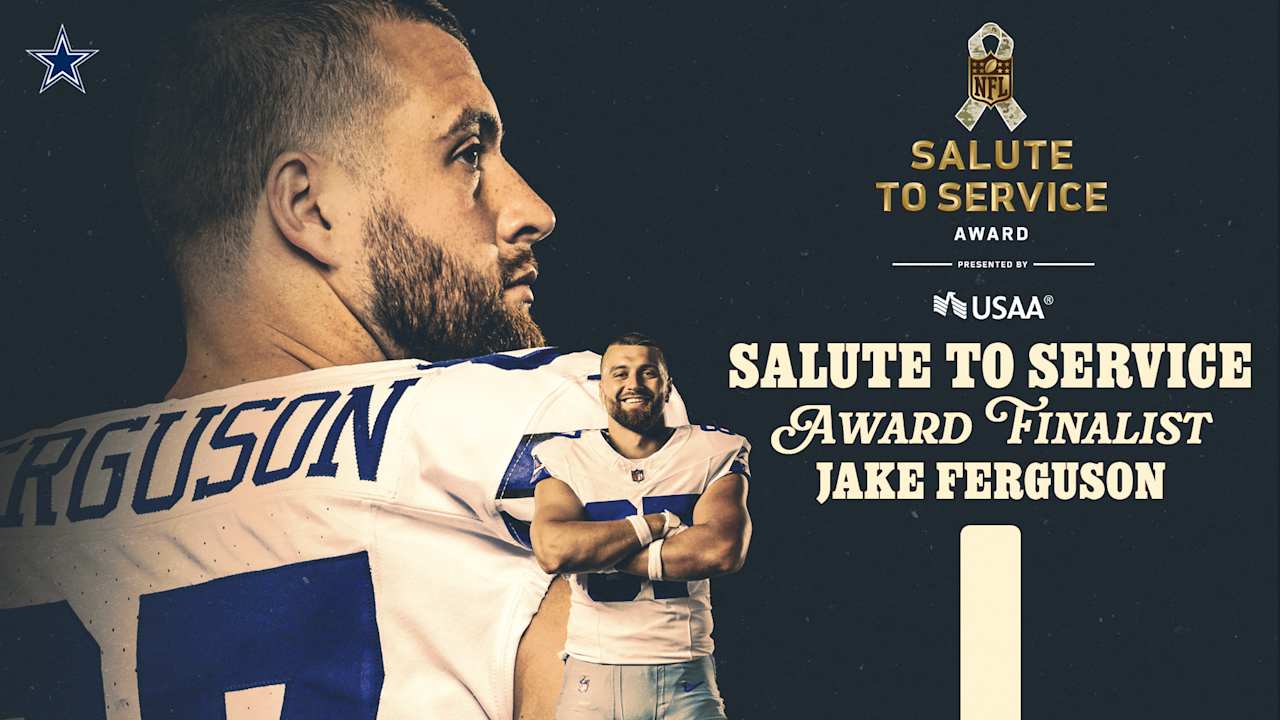 Jake Ferguson named a finalist for 15th annual NFL Salute to Service Award