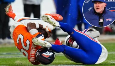 'Pissed' Sean McDermott blasts refs over controversial interception in Bills loss