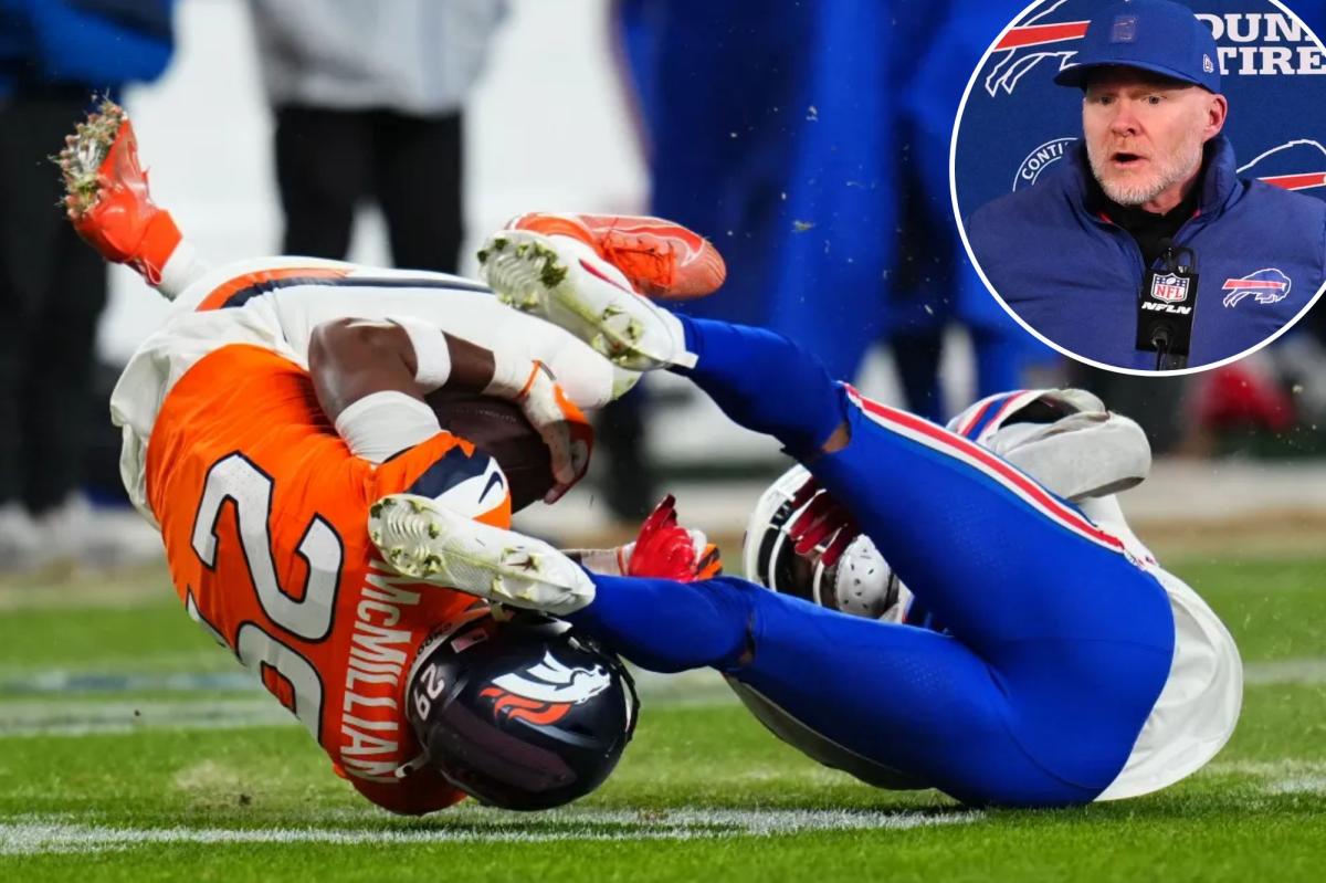 'Pissed' Sean McDermott blasts refs over controversial interception in Bills loss