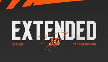 Bengals Extend TE Tanner Hudson