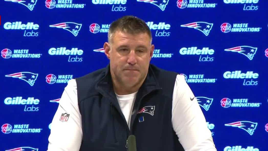 Patriots' Mike Vrabel's press conference after win over Texans