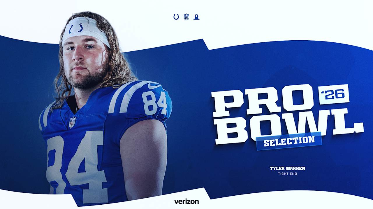Colts TE Tyler Warren named to 2026 Pro Bowl