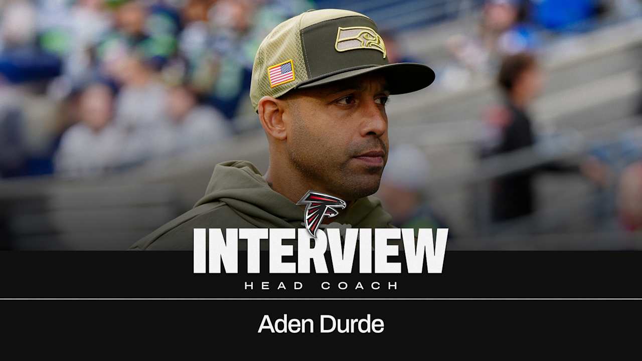 Falcons complete interview with Aden Durde for head coach position