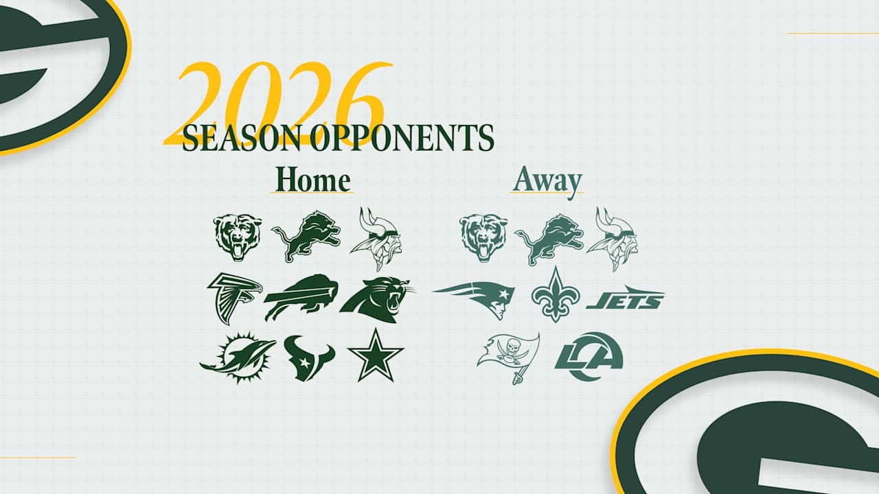 Green Bay Packers’ 2026 opponents determined
