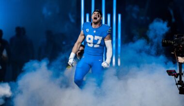 Detroit Lions EDGE Aidan Hutchinson named a finalist for Defensive Player of the Year & Comeback Player of the Year