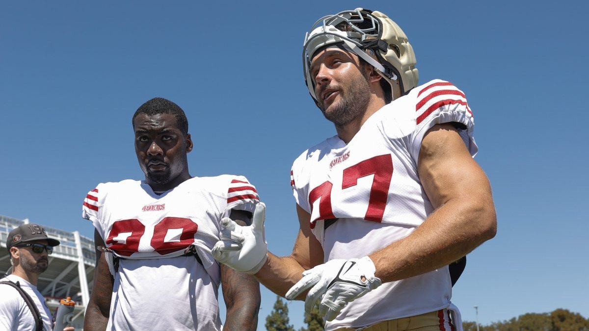 How 49ers rookie Mykel Williams has relied on Nick Bosa after ACL injury – NBC Sports Bay Area & California
