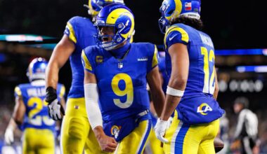 Patriots RB Rhamondre Stevenson, Rams QB Matthew Stafford highlight Players of the Week