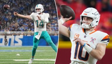 Dolphins vs. Patriots, Chargers vs. Broncos predictions: NFL Week 18 picks, odds