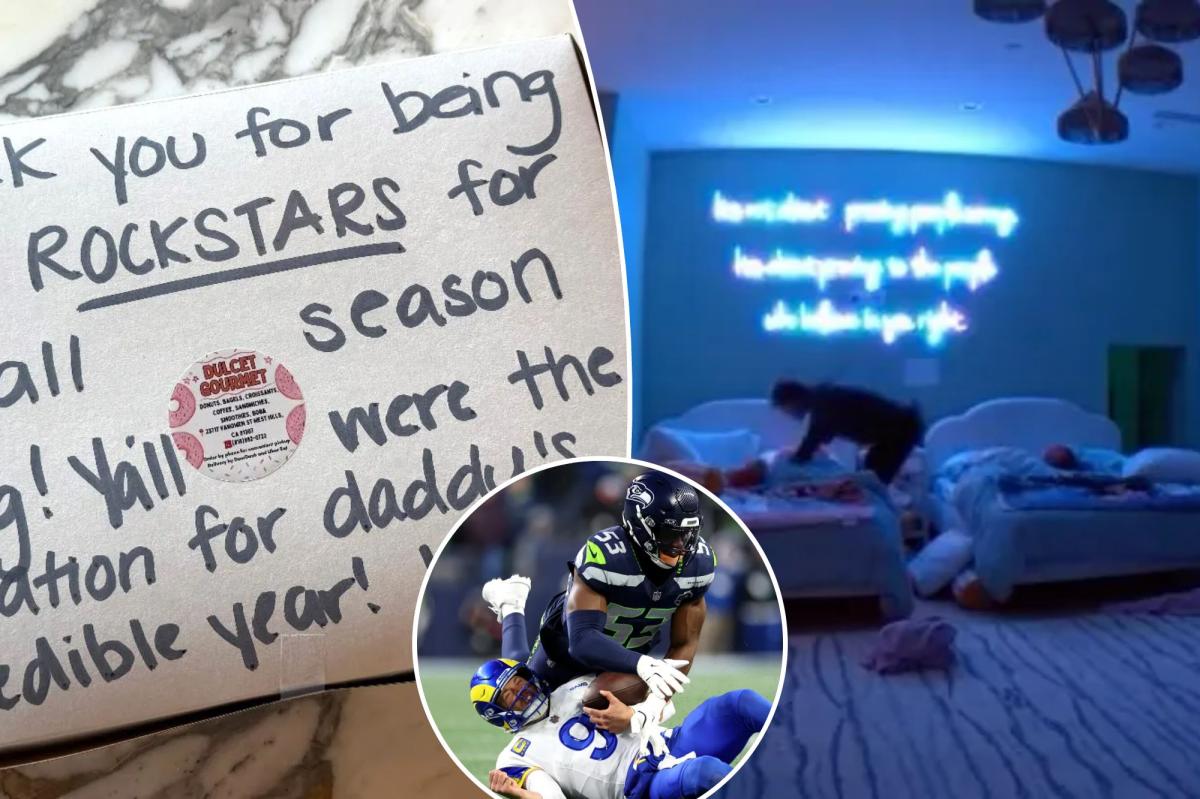 Kelly Stafford shares video of Matthew with daughters after LA Rams loss