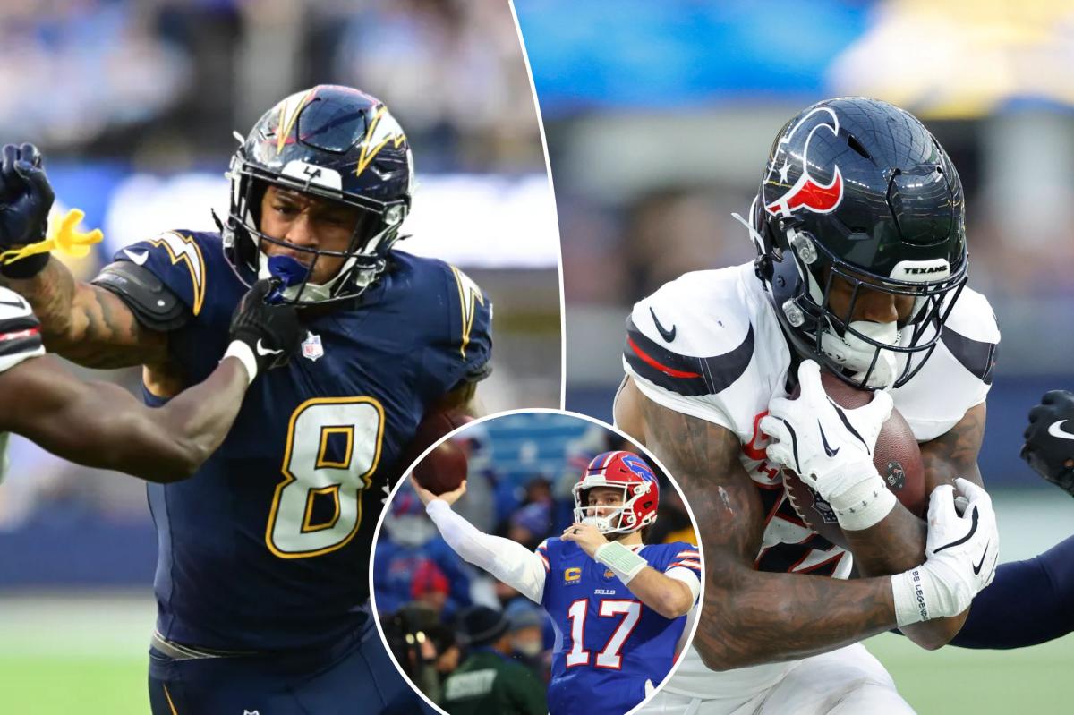 NFL Wild Card weekend player props: Target Josh Allen, Omarion Hampton, Nico Collins