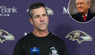 Donald Trump calls for Giants to hire John Harbaugh as coach narrows down search
