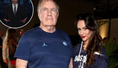 Jimmy Kimmel mocks Bill Belichick and Jordon Hudson after Hall of Fame snub