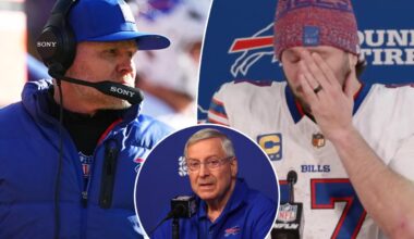 Emotional Josh Allen scene played role in Bills firing Sean McDermott: owner