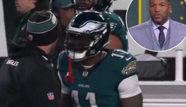 Michael Strahan had a big problem with Nick Sirianni's handling of A.J. Brown confrontation