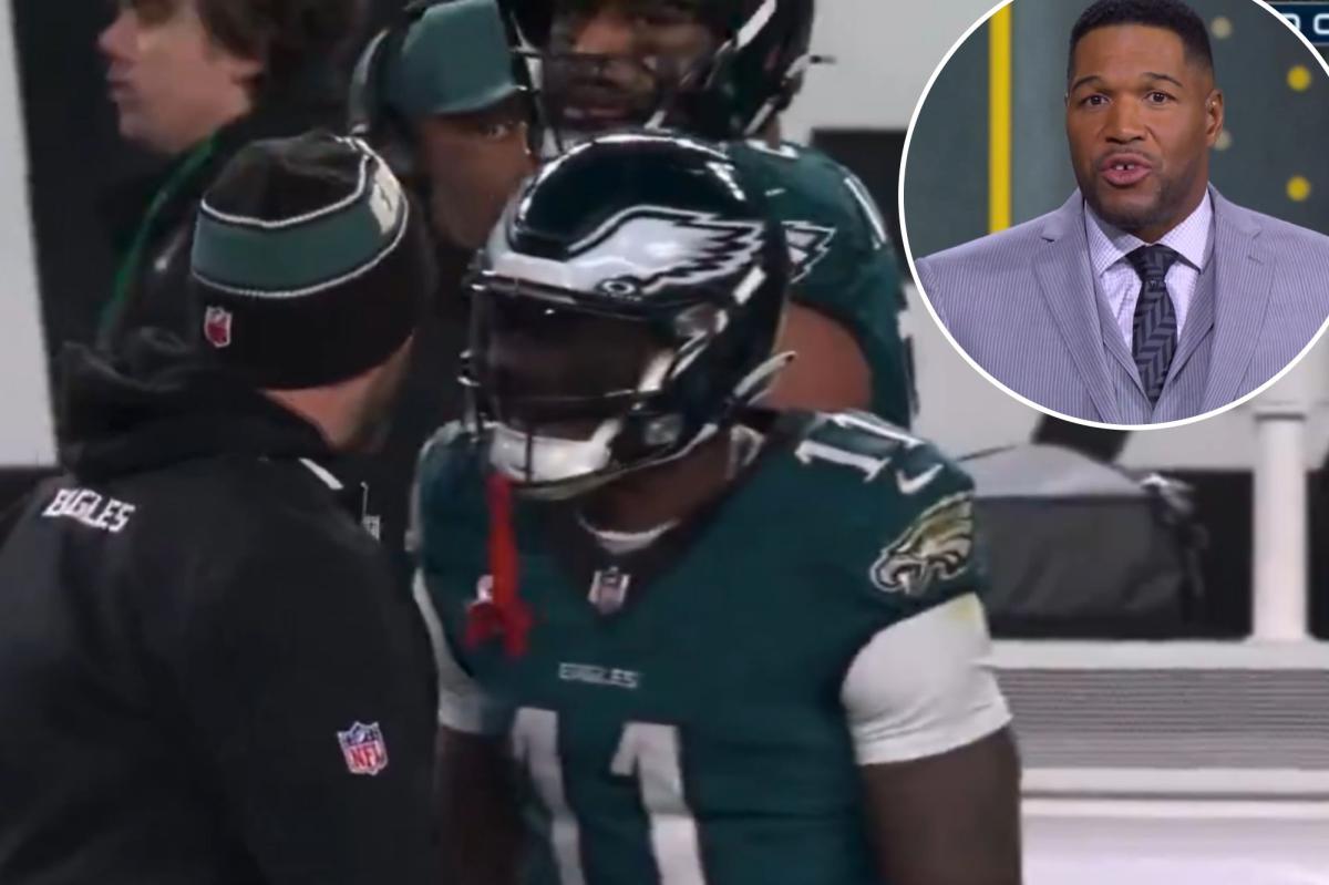 Michael Strahan had a big problem with Nick Sirianni's handling of A.J. Brown confrontation