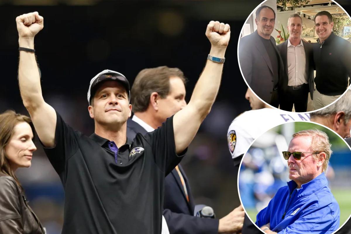 Giants finalize deal to make John Harbaugh head coach