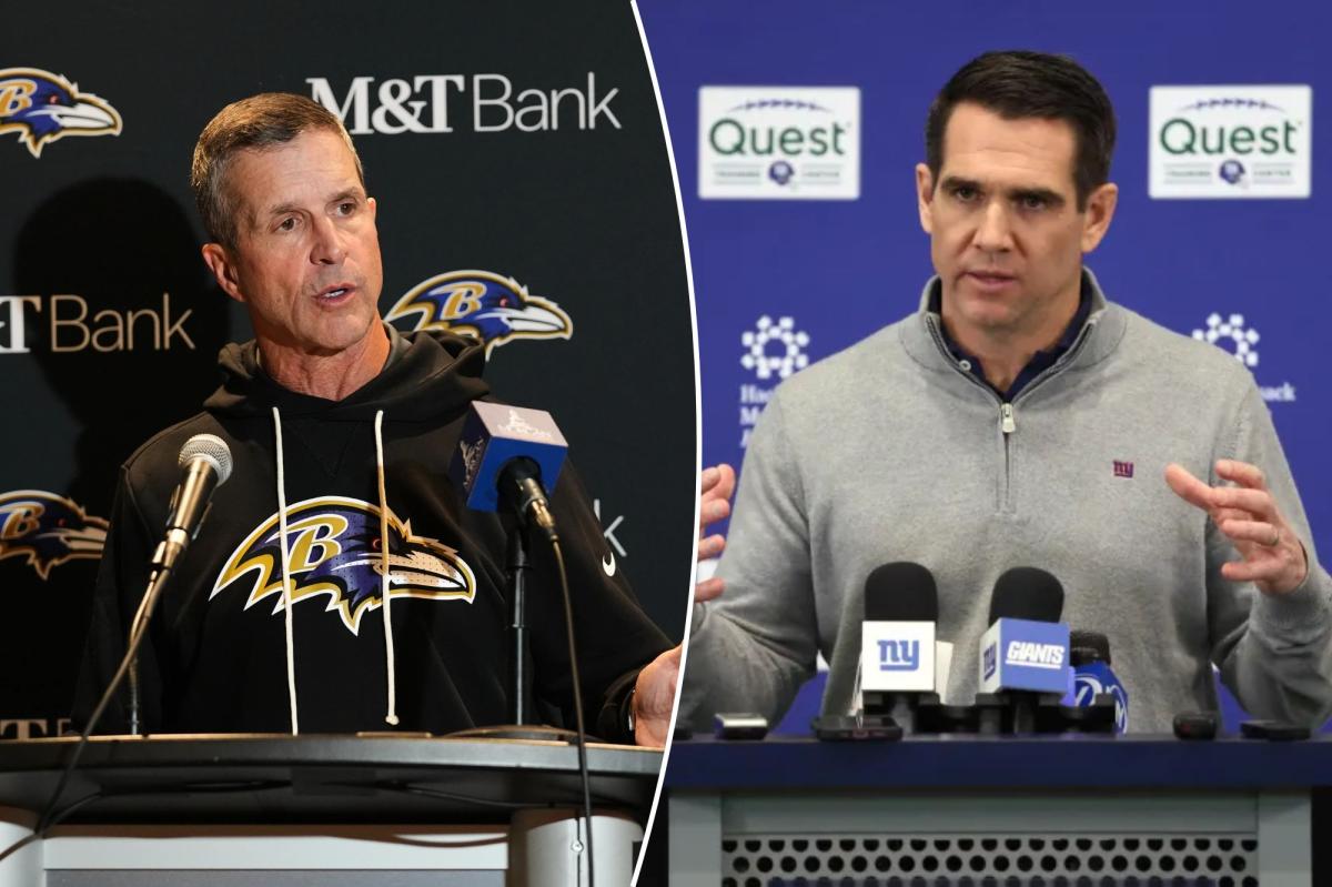 How the John Harbaugh-Joe Schoen Giants dynamic will work