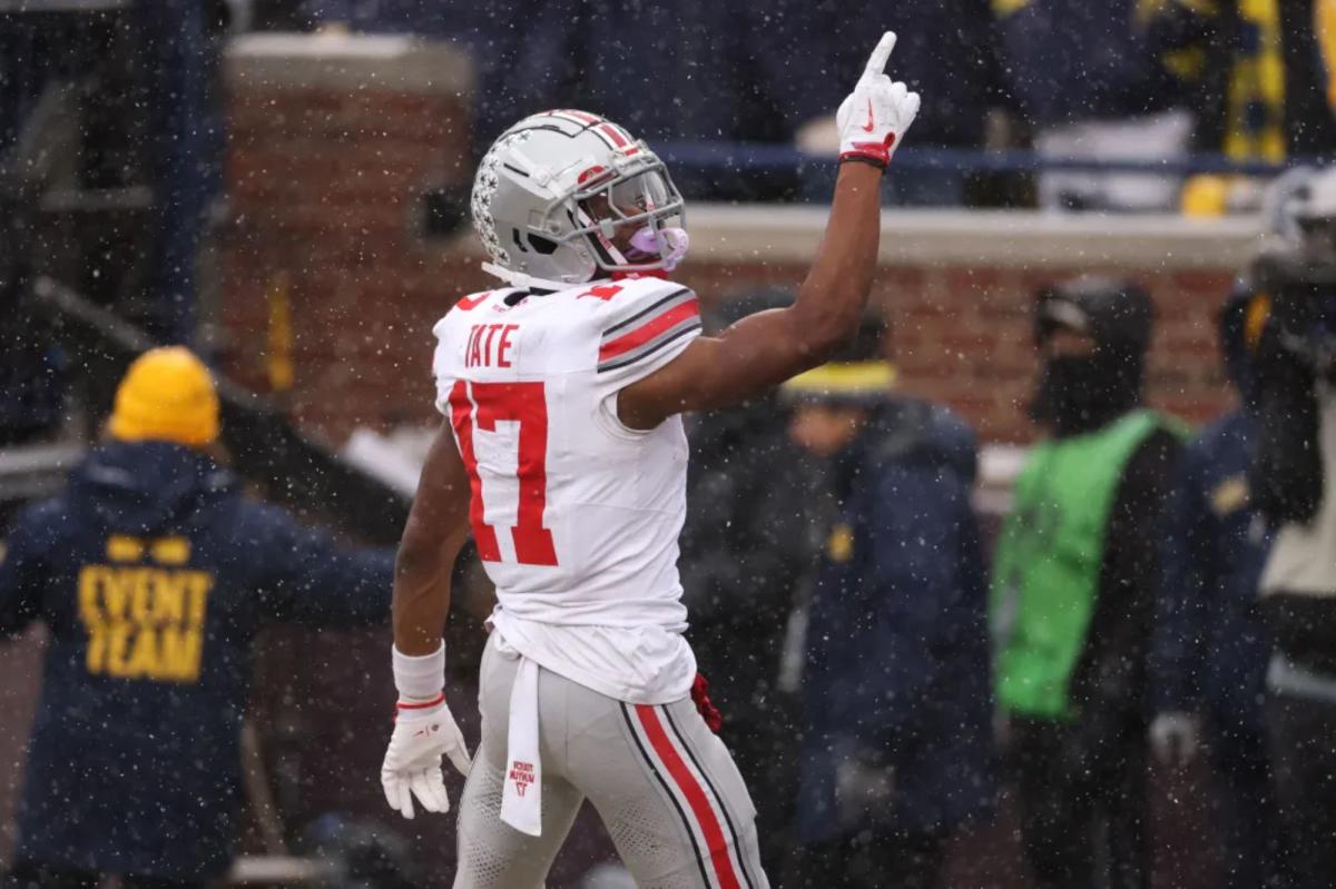 Star Ohio State wideout Carnell Tate declares for 2026 NFL Draft