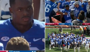 Duke lineman suffers gruesome injury in Sun Bowl
