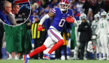 How Keon Coleman reacted to being thrown under bus by Bills owner