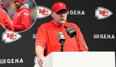 Chiefs fire one assistant Todd Pinkston, two others leave