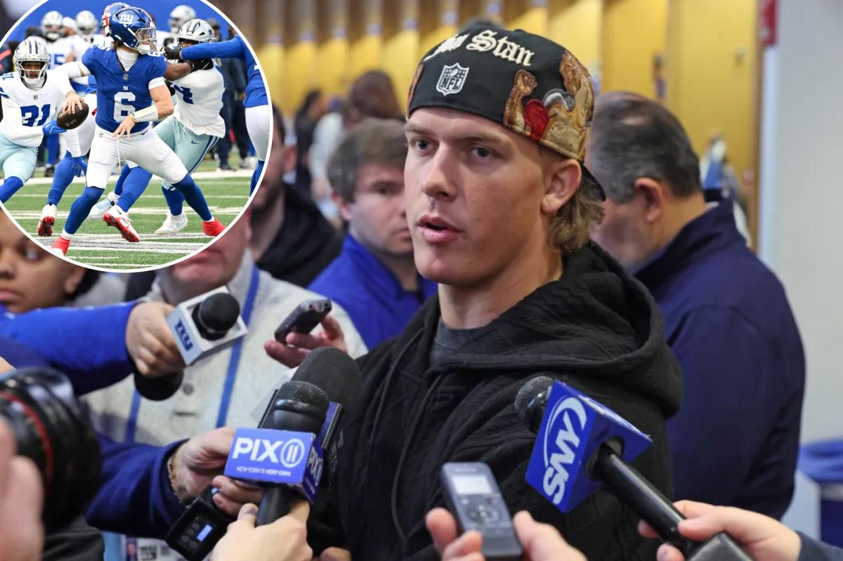 Jaxson Dart's first Giants offseason comes with another new role