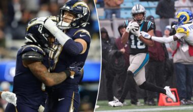 Rams vs. Panthers, Chargers vs. Patriots: NFL Wild Card odds, picks