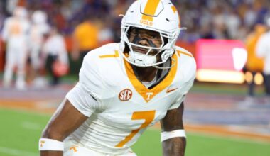 Tennessee's Arion Carter withdraws from NFL draft, enters transfer portal