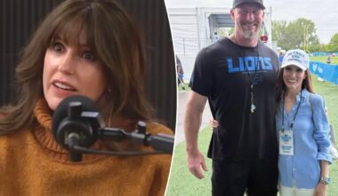 The football interference Dan Campbell's wife wasn't thrilled with