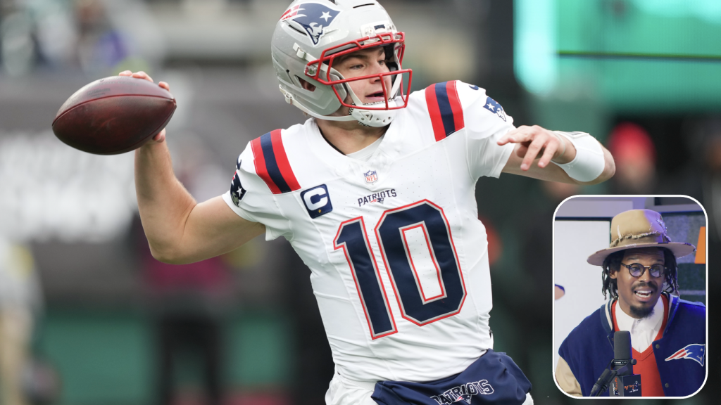 Cam Newton trolls Drake Maye with 'game manager' label