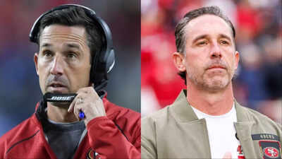 San Francisco 49ers head coach Kyle Shanahan has aged 25 years in just nine seasons