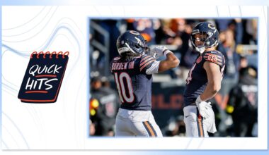 Bears rookies Colston Loveland, Luther Burden III taking huge strides