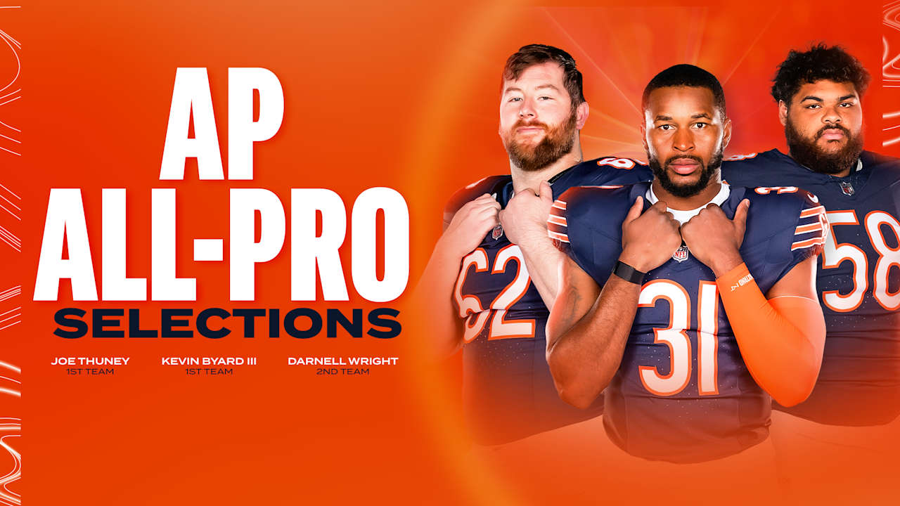 Three Bears players earn AP NFL All-Pro honors