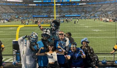 Carolina Panthers are playoff bound and fans are hyped!