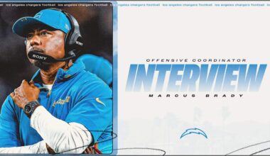 Chargers Interview Marcus Brady for Offensive Coordinator
