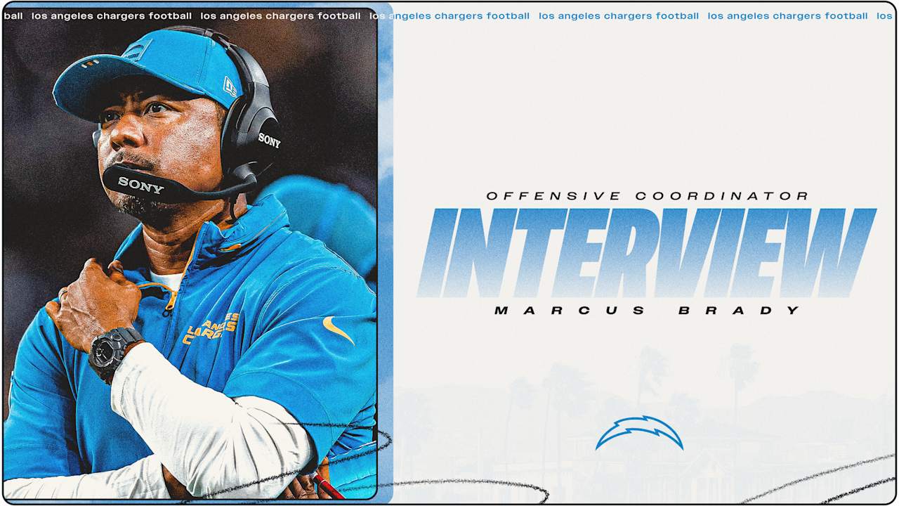 Chargers Interview Marcus Brady for Offensive Coordinator