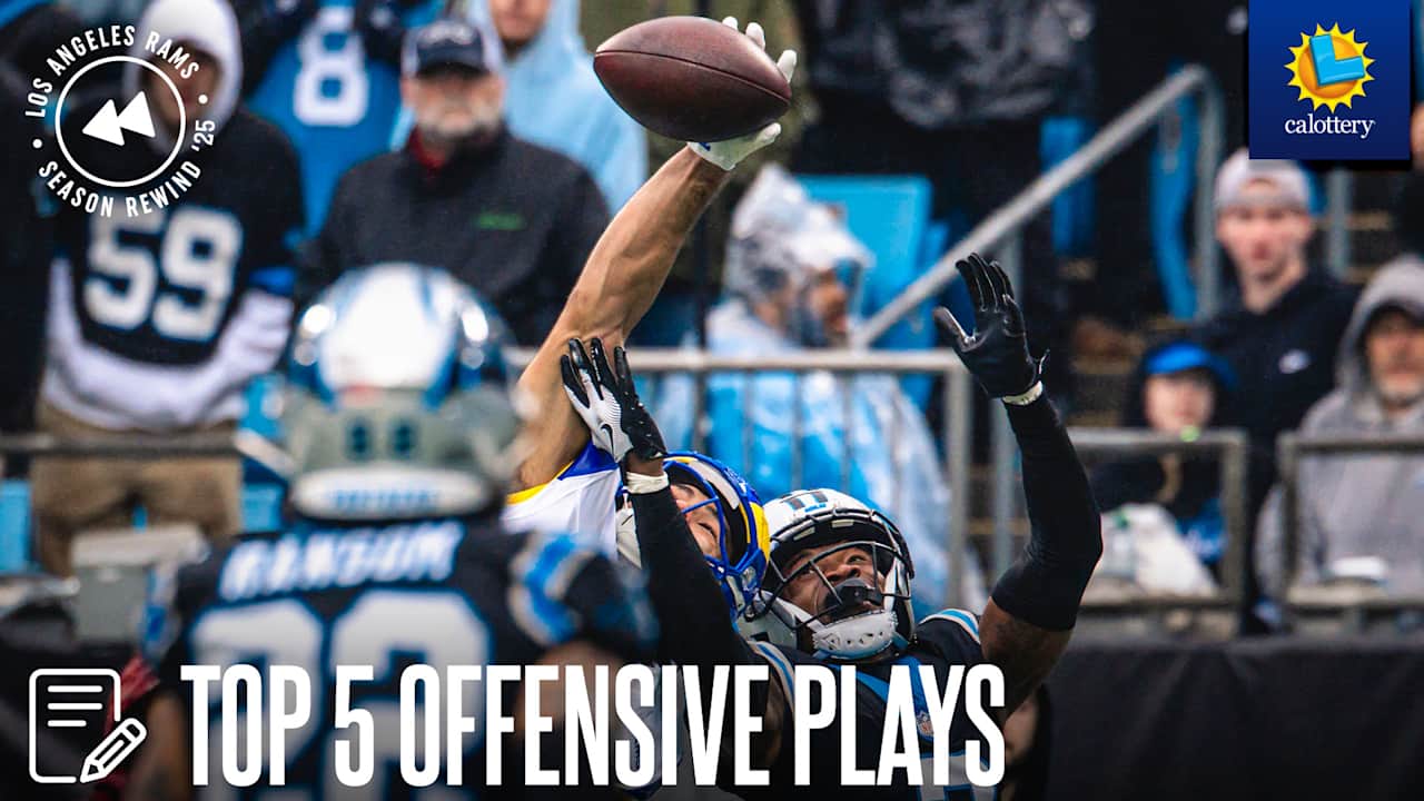 Top 5 offensive plays from Rams' 2025 season
