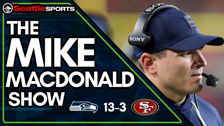 Watch Mike Macdonald on the #Seahawks Week 18 WIN vs the 49ers
