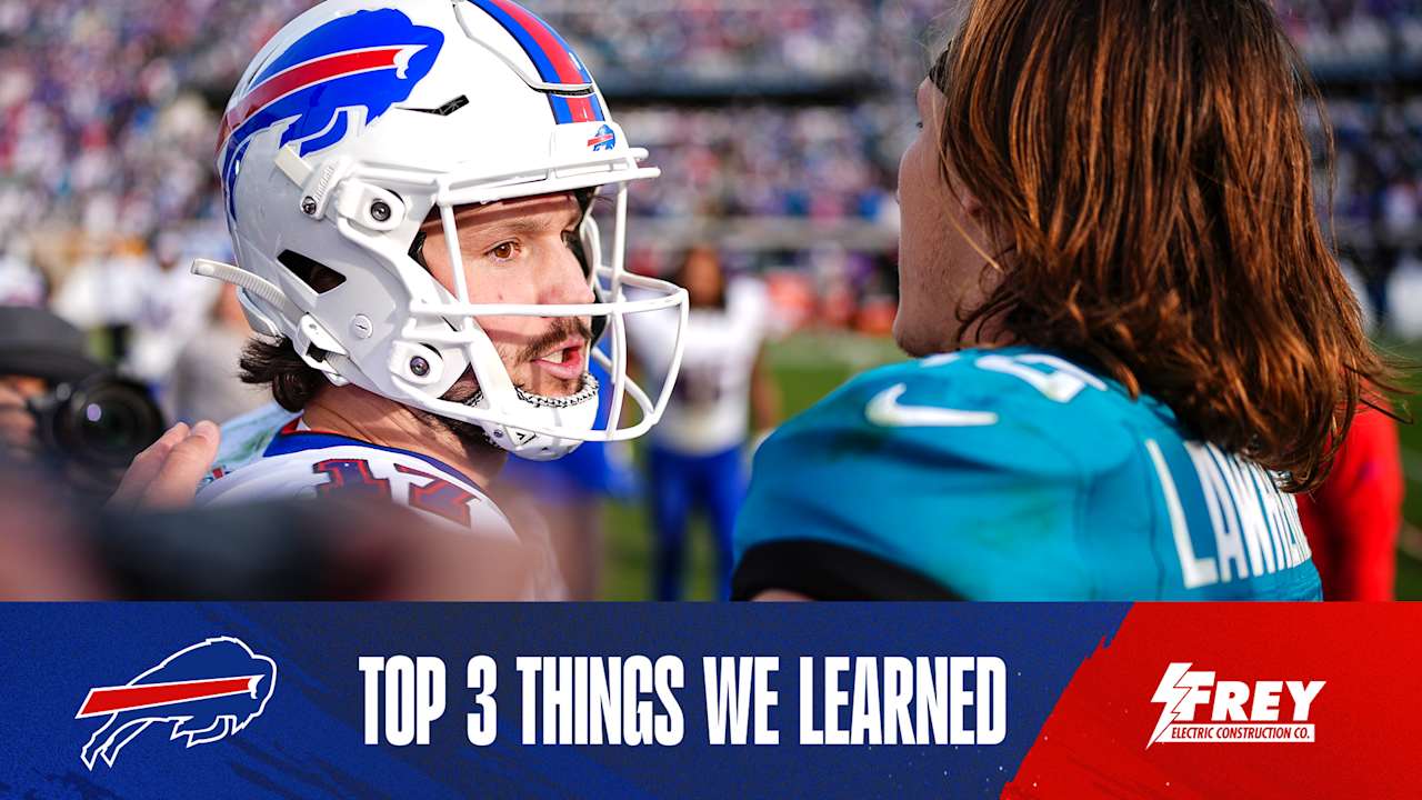 Top 3 things we learned from Bills vs. Jaguars