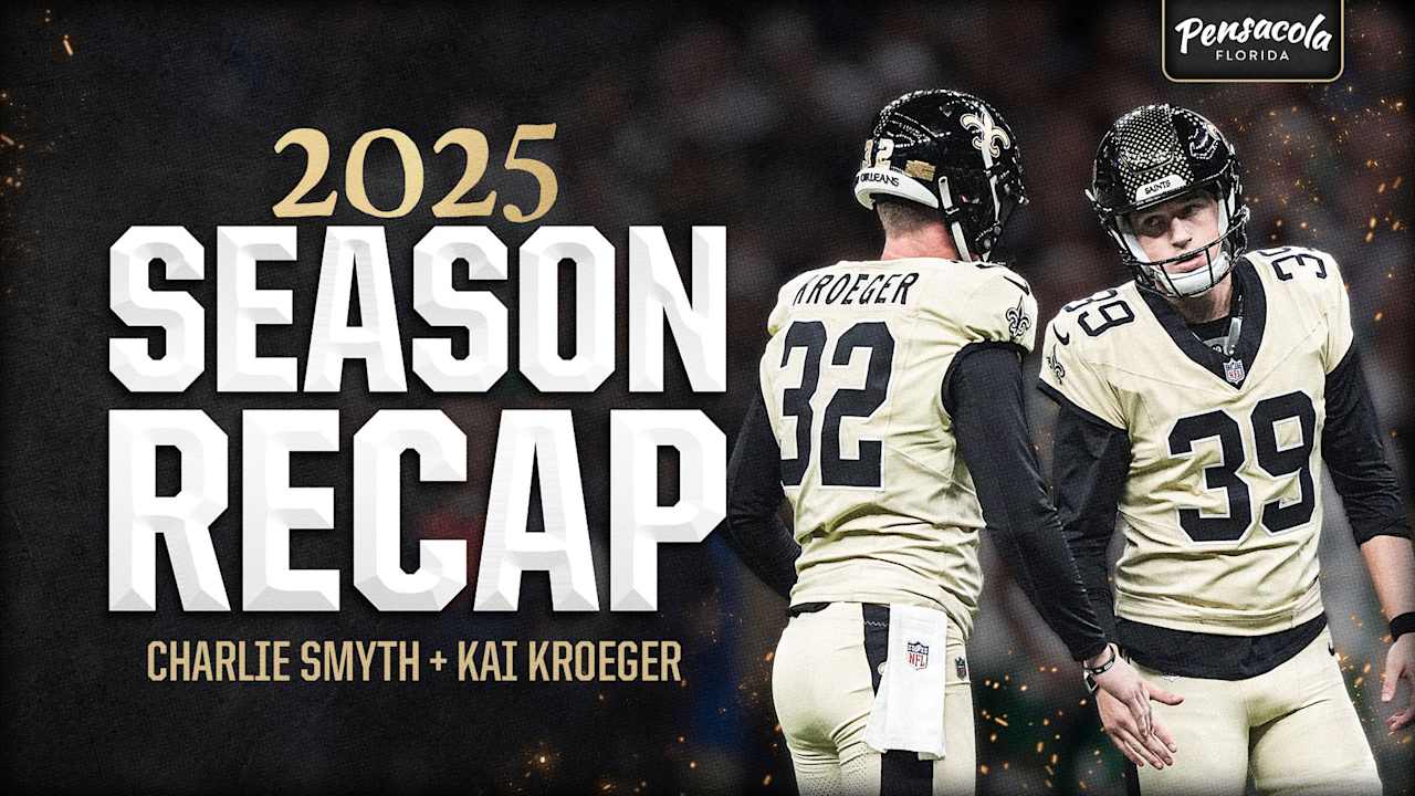 Saints K Charlie Smyth and P Kai Kroeger's 2025 NFL Season Recap