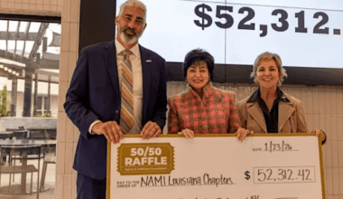 Saints present $484K in proceeds from 50/50 Raffle to 2025 beneficiaries