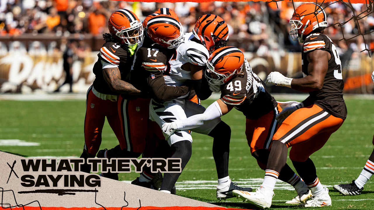 What the Bengals are saying about the Browns ahead of Week 18