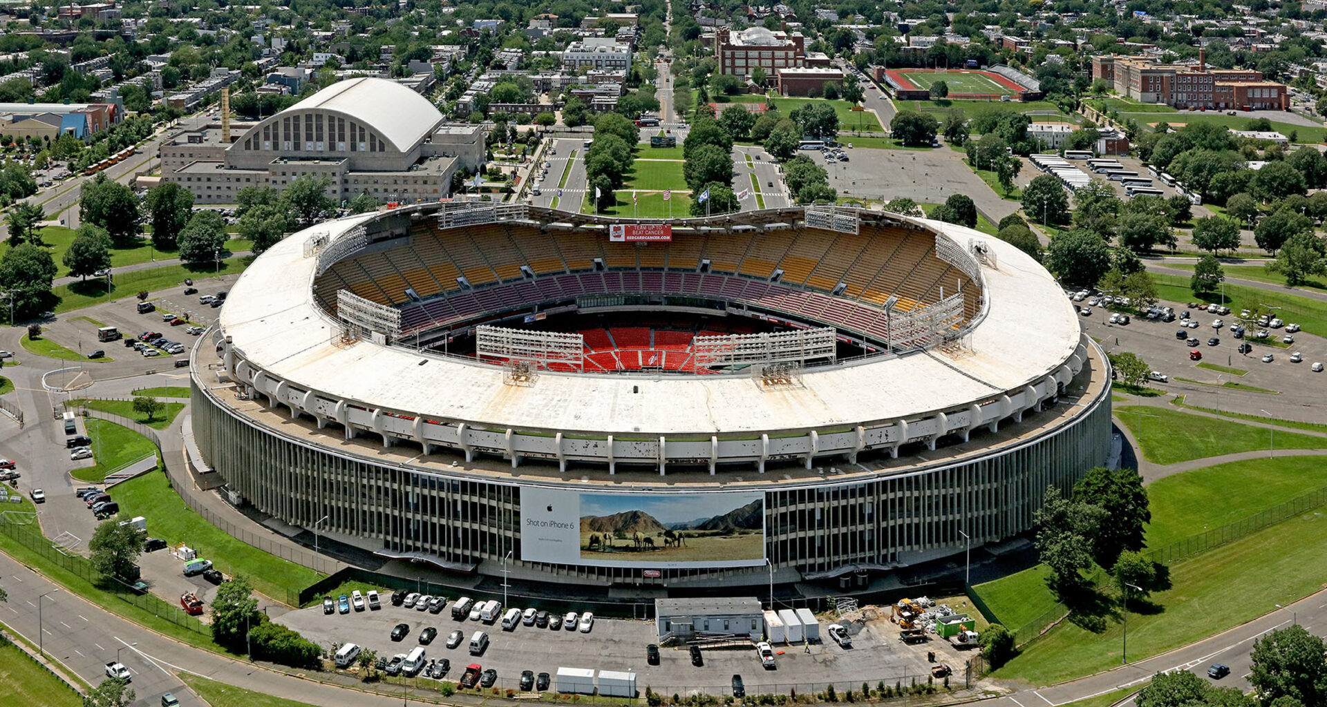 RFK stadium in Washington DC is the site for the planned Washington Commanders stadium