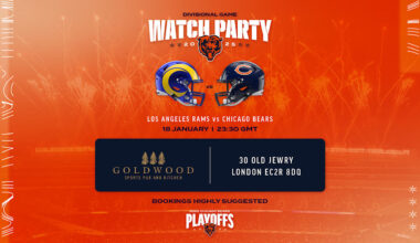 Bears to host watch party in London for playoff game vs. Rams