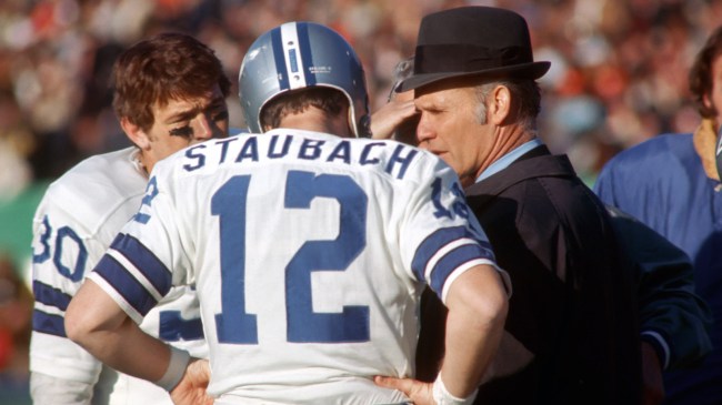 legendary Dallas Cowboys QB Roger Staubach