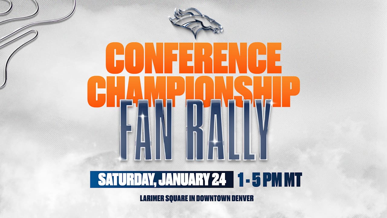 Broncos to host free fan rally at Larimer Square on Saturday ahead of AFC Championship Game