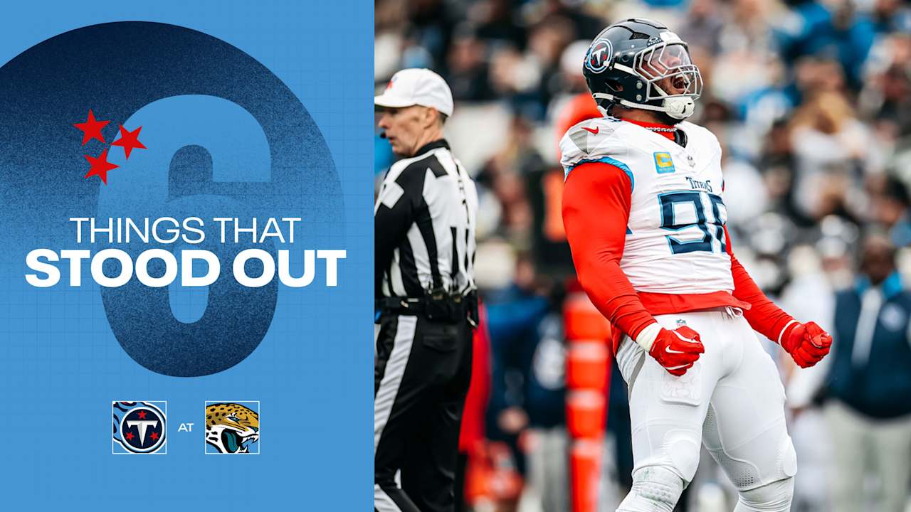 Six Things That Stood Out for the Titans in Sunday's Loss to the Jaguars 